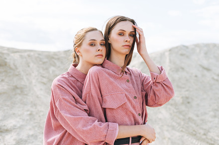 Fashion beauty portrait of twins, a Beauty & Fashion Photo by Galina_Zhigalova
