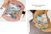Watercolor Mountain Landscapes Set 5, a Decorative Illustration by Kat's Artful Creations (Thumbnail 10 of 10)