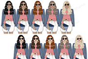 Nautical Clipart, a Person Illustration by GlamArtZhanna (Thumbnail 4 of 7)
