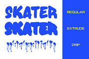 The Big Drop Graffiti Font, a Handwritten Font by Letterhend Studio (Thumbnail 5 of 11)
