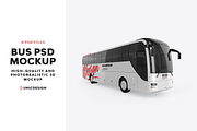 Bus Mockup, a Product Mockup by UnicDesign (Thumbnail 1 of 9)