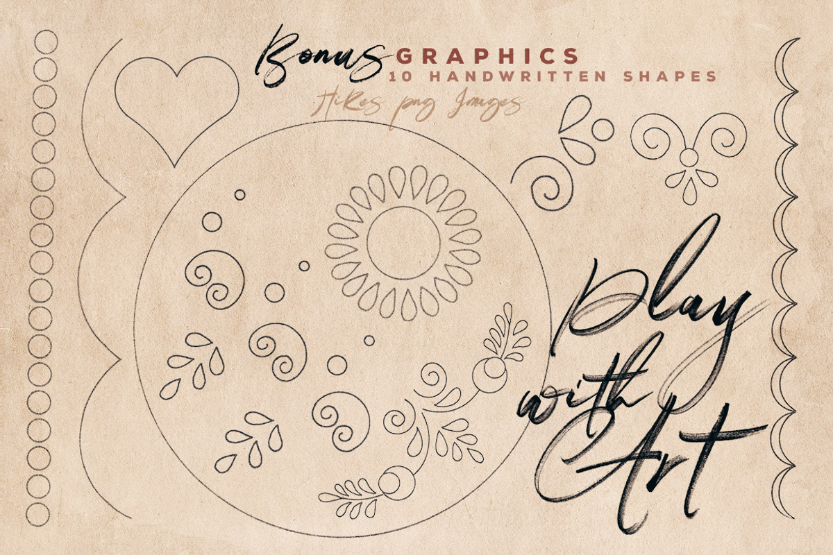 Right Brush & SVG Font, a Script Font by Cruzine (Photo 10 of 18)