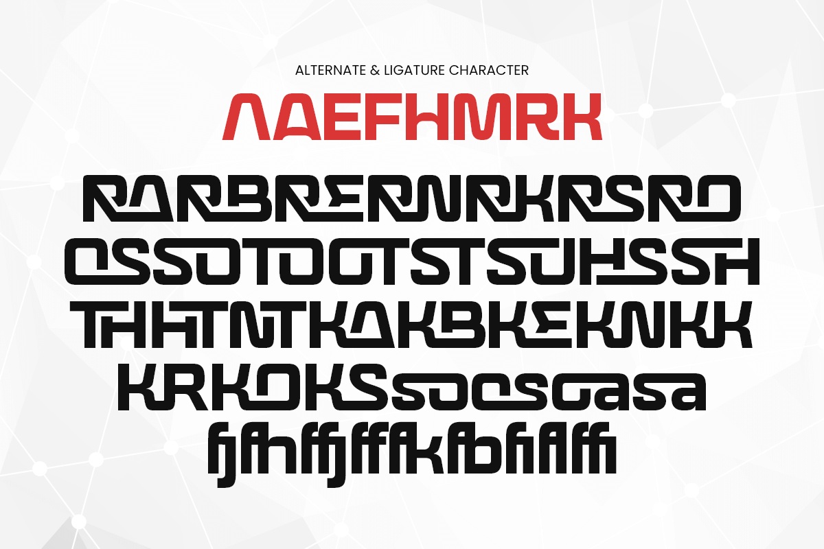 Crane - Unique Technology Logo Font, a Sans Serif Font by TokoPress (Photo 13 of 13)
