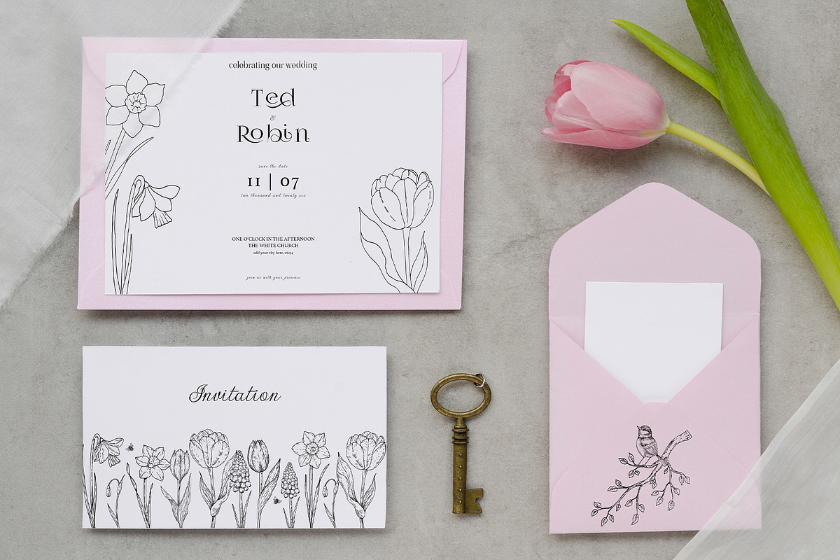 Garden story - Spring line art, an Illustration by Navenzeles (Photo 12 of 14)