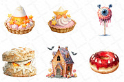 Halloween Spooky Bakery Clipart, an Illustration by DreamPrint404 (Thumbnail 5 of 5)