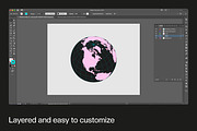 North America – Globe Vector Map, a Graphic by Fucina™ (Thumbnail 3 of 3)
