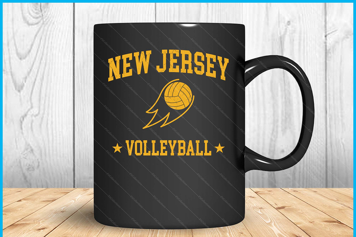 New Jersey Gameday Volleyball Lover, a Graphic by Creativeusart (Photo 3 of 4)
