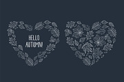 Hand drawn leaves of different trees, a Decorative Illustration by Tkoko vectors & patterns (Thumbnail 13 of 14)