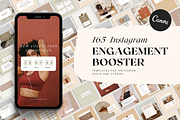 Instagram Engagement Booster | CANVA, a Social Media Template by Lyrata Studio (Thumbnail 1 of 21)