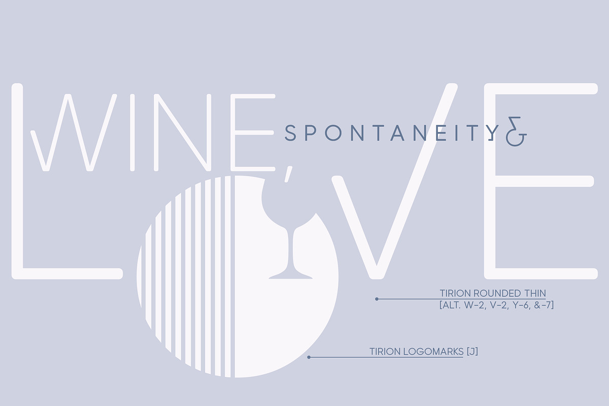 Tirion - The Ultimate Logo Toolkit, a Sans Serif Font by TirionType (Photo 10 of 15)