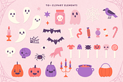 Happy Haunting. Halloween clipart, an Object Graphic by kondratya (Thumbnail 4 of 14)