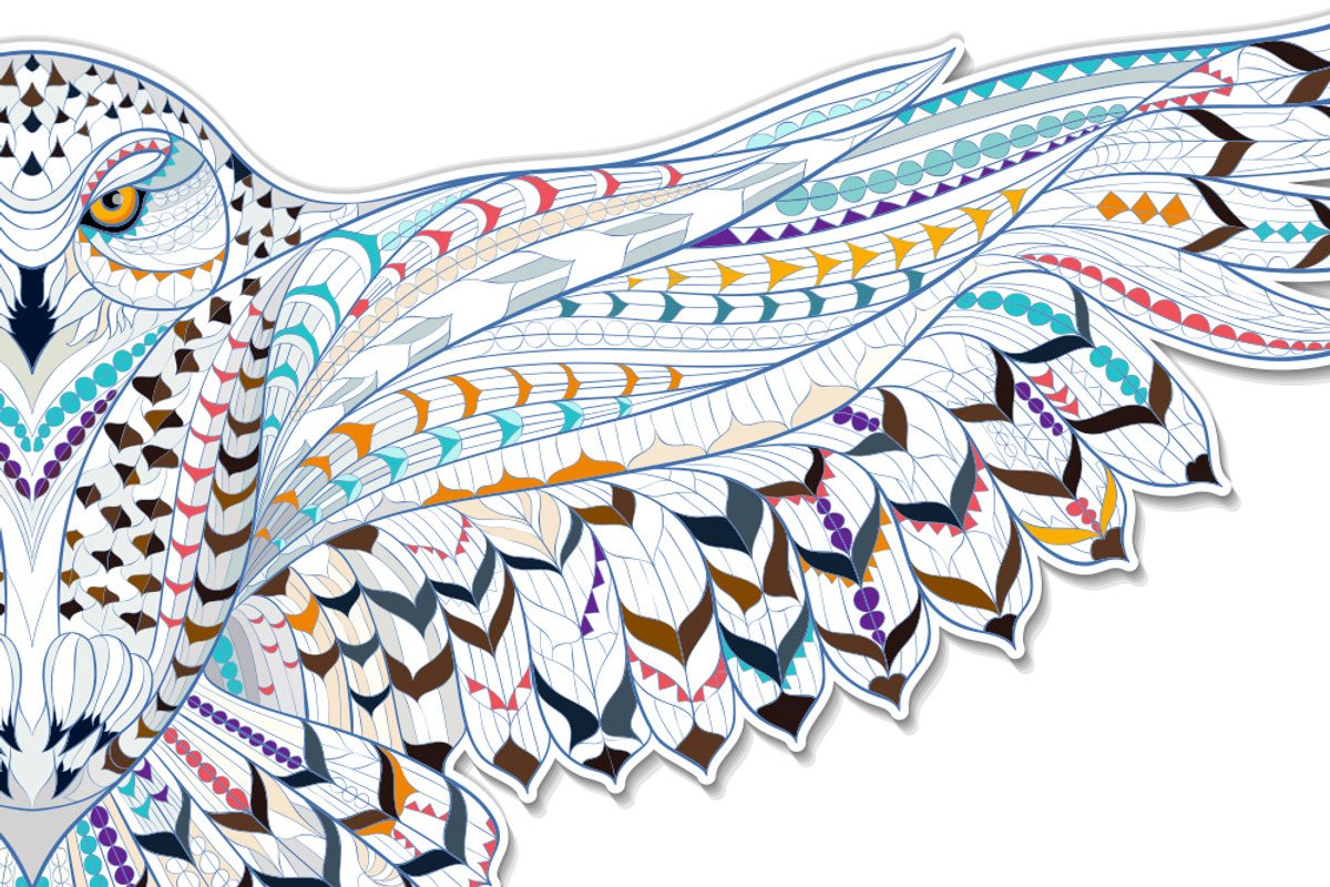 Ethnic Collection: Snowy Owl, an Animal Illustration by ArtoJoy (Photo 4 of 5)