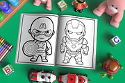 Chibi Superhero Vector Bundle, a Person Illustration by FancyDesignStudio (Thumbnail 4 of 5)