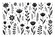 Simple Botanical Doodle Pack, an Illustration by Gfx_Store (Thumbnail 2 of 10)
