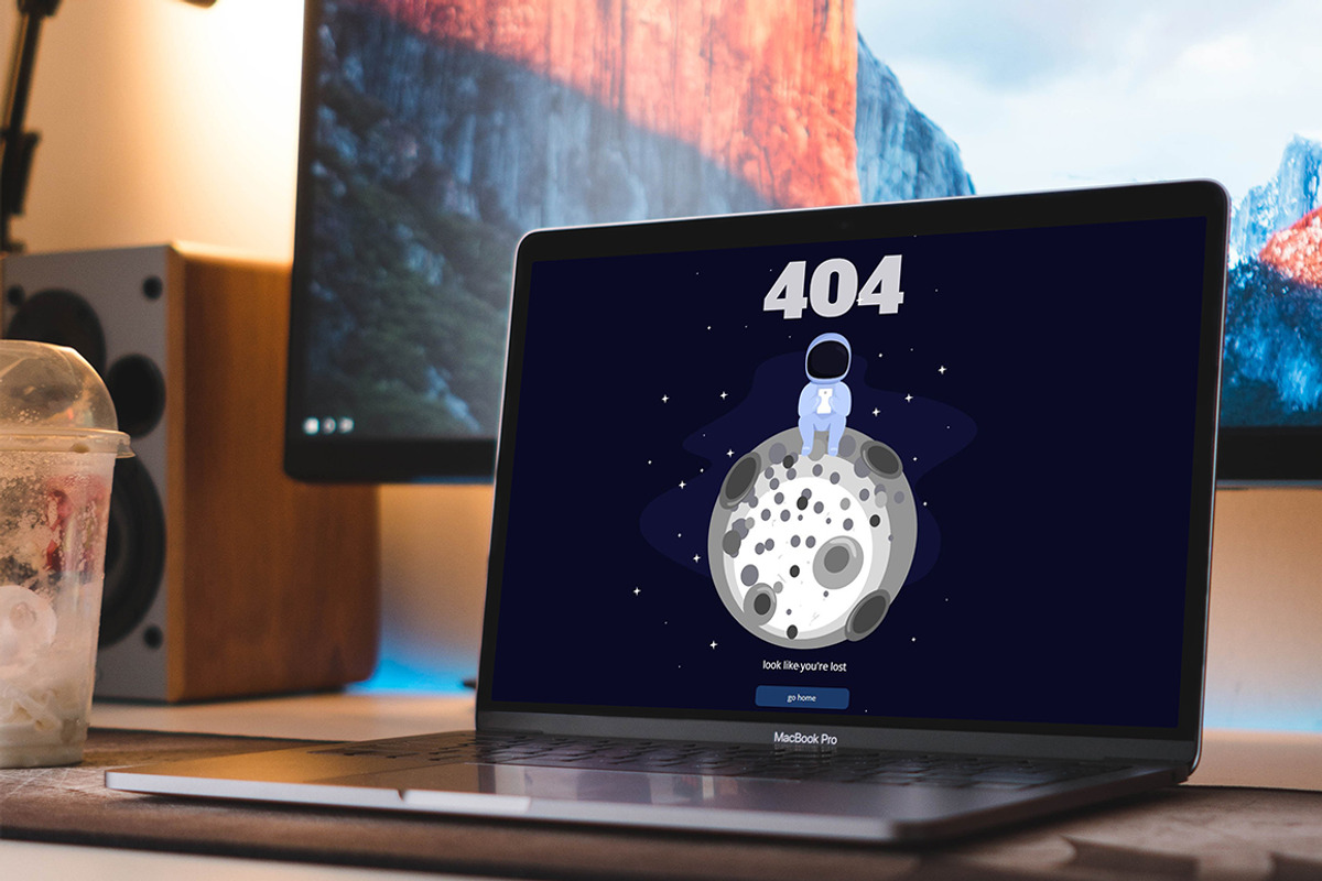 404 Animated Error Page, a HTML Template by land art (Photo 3 of 5)