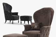 Visionnaire Alice Armchair, a Furniture 3D Model by Alartimodels (Thumbnail 12 of 17)