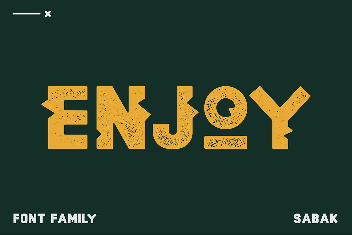 SABAK Sans Serif Style, a Sans Serif Font by West Weird (Photo 9 of 9)
