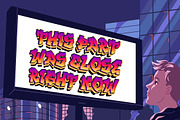 KINGER - Display Graffiti Style Font, a Font by twinstd (Thumbnail 4 of 8)