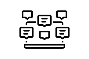 Constant container black icon, an Outline Icon by Creative priyanka