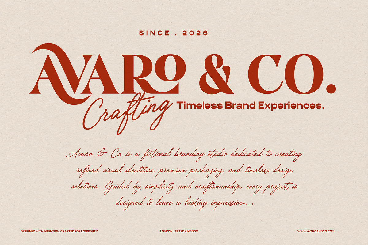Volavira Font Collection - Font Trio, a Serif Font by Nollev (Photo 10 of 14)