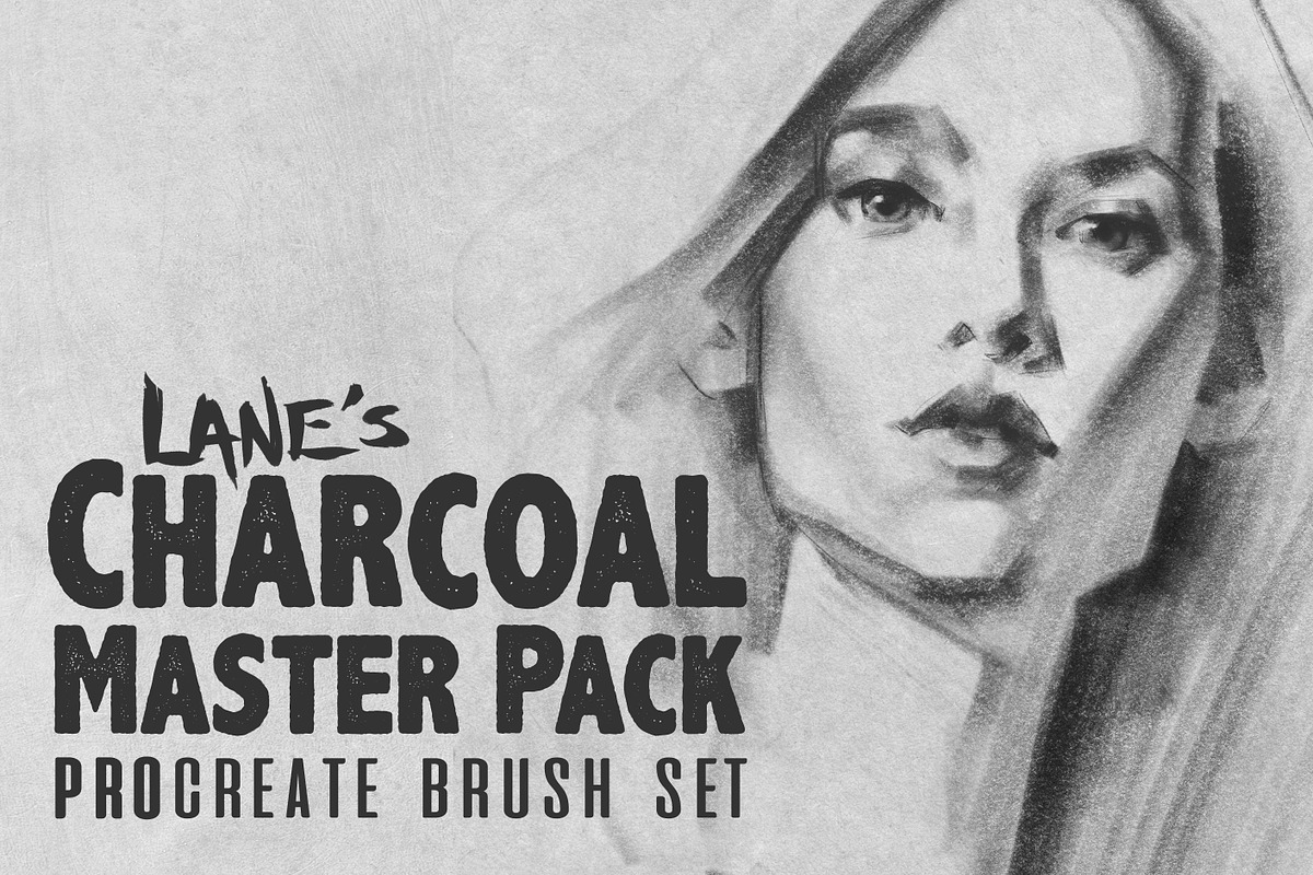 The Charcoal Master Pack, a Brush Add-On by Lane Draws (Photo 8 of 8)