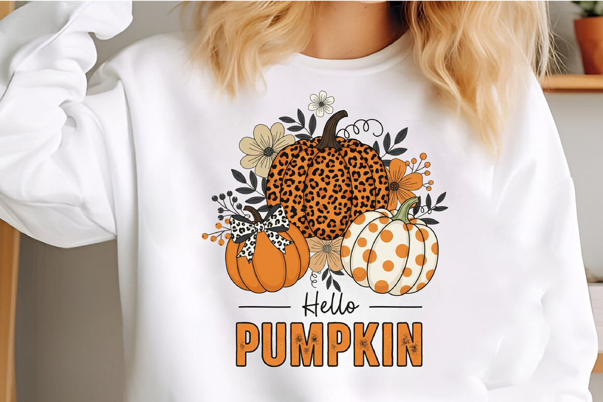 Fall Floral Pumpkin Png, an Illustration by Craft Nest (Photo 4 of 6)