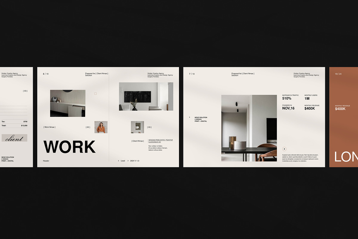 Brand Proposal Template, a Brochure Template by GoldenPixelStudio (Photo 5 of 10)