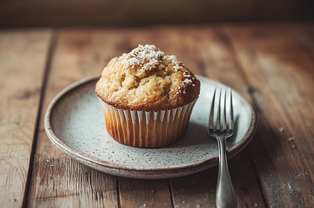 Perfectly baked cupcake on ceramic, a Food & Drink Photo by MistyDay