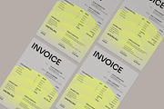 Grey Green Creative Invoice, a Stationery Template by Neermana (Thumbnail 4 of 4)