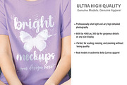 Bella Canvas 3001 T-shirt Mockup, a Print Template by BrightMockups (Thumbnail 3 of 3)