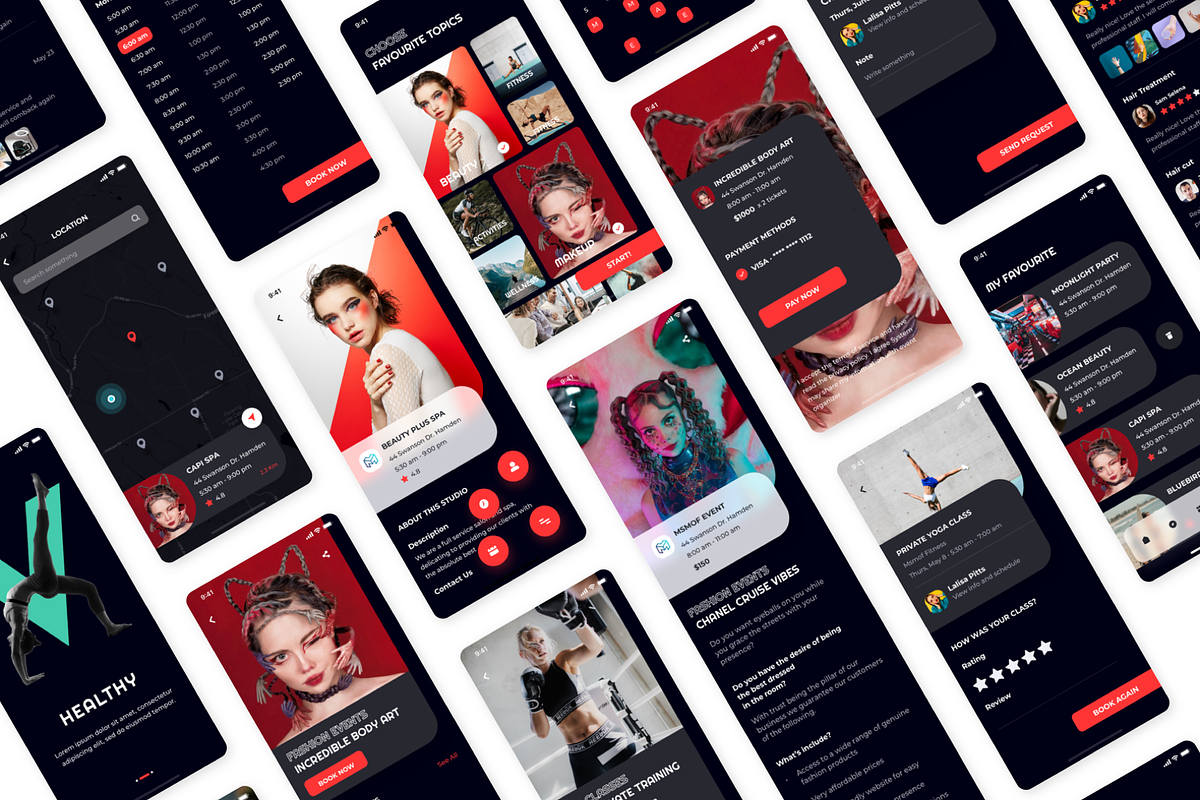 Overrun - Fitness, Beauty & Events B, an UI Kit Template by Bymsmof (Photo 6 of 6)