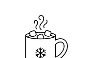 44 Cozy Christmas Home Icons, an Outline Icon by adenpinkstore (Thumbnail 3 of 22)