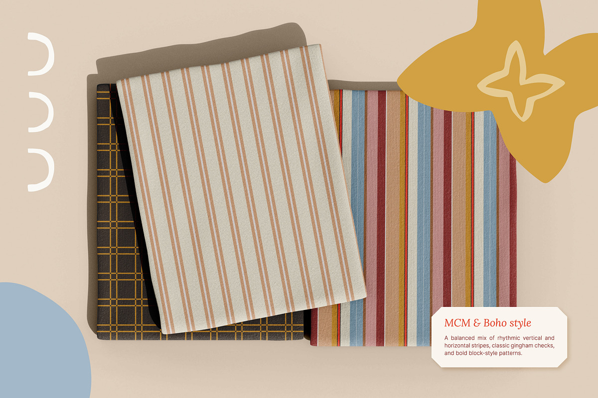80 Stripes & Plaid Patterns, a Pattern Graphic by IuliiaSavko (Photo 2 of 15)