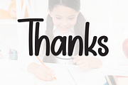 School Homework | Script Font, a Script Font by Scratchones (Thumbnail 8 of 8)