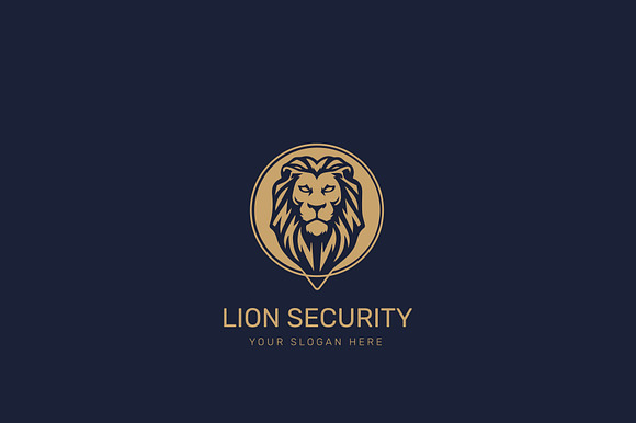 Lion Security Company Logo
