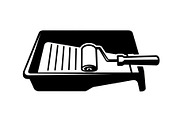 Paint Roller Tray Icon Silhouette, an Icon by hafijul (Thumbnail 4 of 10)