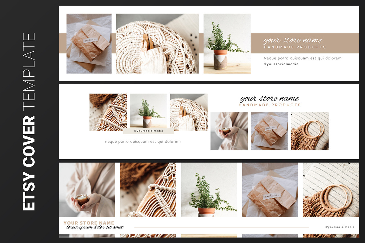 Canva ETSY Banner Template, a Templates & Theme by illycreative (Photo 6 of 9)