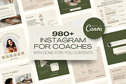 980+ COACHING INSTAGRAM TEMPLATES, a Social Media Template by GALPRENEUR (Thumbnail 1 of 14)