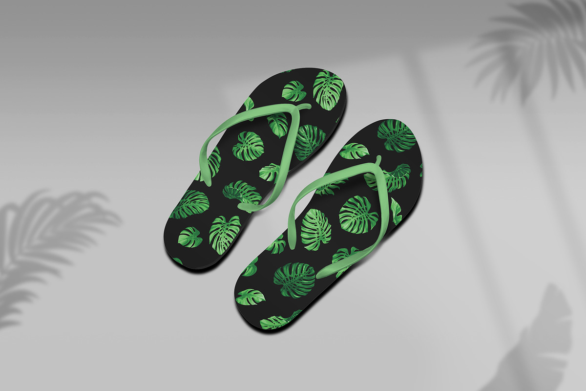 Monstera leaves. Vector pattern., a Pattern Graphic by Anna Smirnova (Photo 4 of 7)