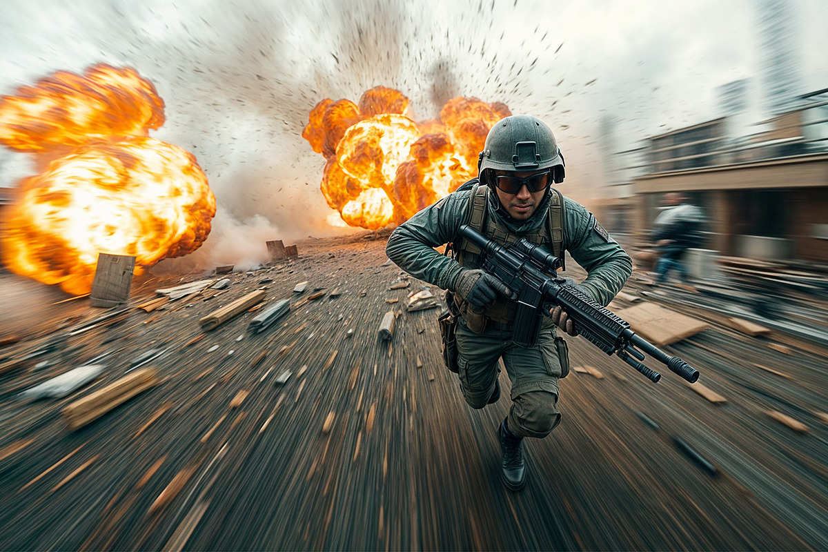12 Modern Warfare Stock Photo Bundle, a Technology Photo by StockVerse Creative (Photo 12 of 13)
