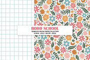 Boho School Seamless Digital Pattern, a Pattern Graphic by Alanna Messina Design Co (Thumbnail 4 of 9)