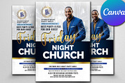 Church Friday Canva Flyer, a Social Media Template by Design Up (Thumbnail 3 of 5)
