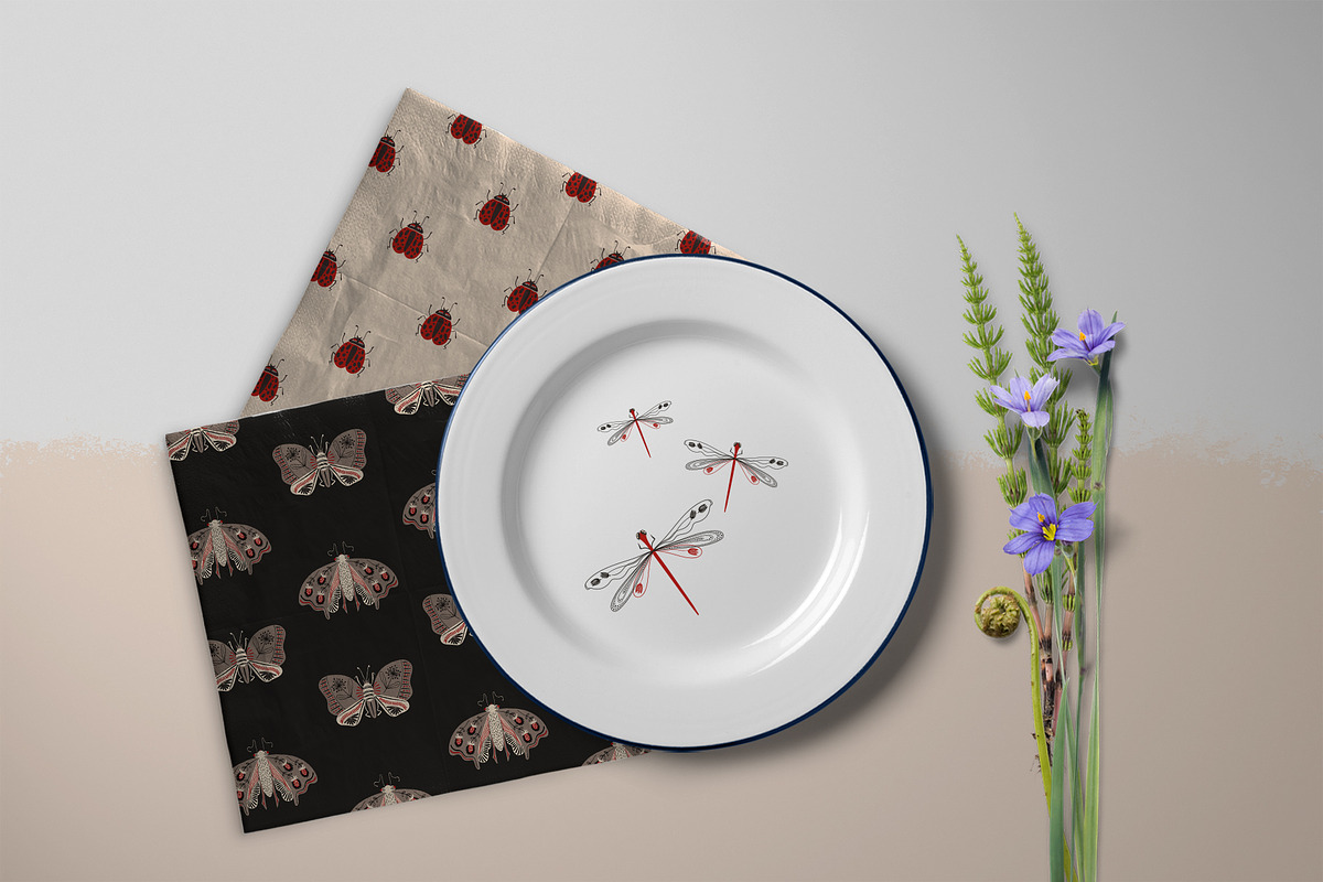 Folk Art Insects., an Animal Illustration by Annakniaz (Photo 15 of 15)