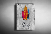 Surfing Posters, a Flyer Template by Leo Edition (Thumbnail 9 of 9)