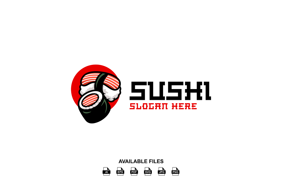 Sushi Logo, a Design Template by artchiles_design