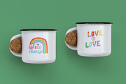 LGBT stickers with rainbow flags set, an Object Illustration by Good Studio (Thumbnail 5 of 5)
