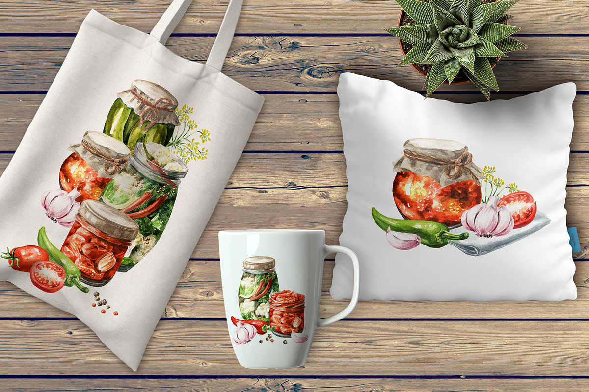 Homemade. Organic, a Food Illustration by Daria Ustiugova (Photo 12 of 12)
