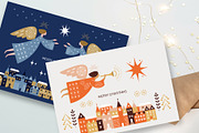Christmas Angel, a Seasonal Illustration by lenlis (Thumbnail 7 of 12)
