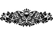 Decorative Floral Panel Vector Set, a Decorative Illustration by Designer_Momina (Thumbnail 3 of 20)