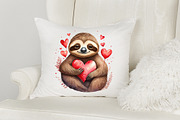 Valentine's Day Clipart Bundle PNG, an Illustration by CraftlabSVG (Thumbnail 8 of 15)
